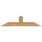 Ekena Millwork Portland Smooth Timber Gable Bracket, Western Red Cedar, 36"W x 9"H x 3 1/2"D x 3 1/2"F, 6/12 Pitch GBW036X09X0404POR00SWR - alternate 1
